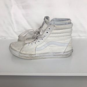 White high top vans